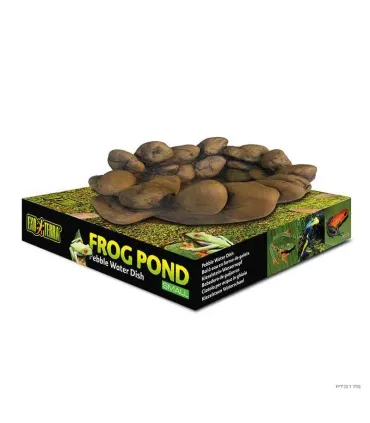 Hagen Exo Terra Frog Pond Small Pebble Water Dish - vizestál békáknak (15x12,5x5,5 cm)