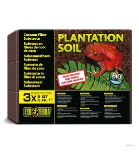 Hagen Exo Terra Plantation Soil Brick - kókuszrost talaj terráriumokba- (3 x 8,8 l)