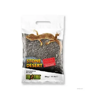 Hagen Exo Terra Stone Desert Bahariya Black - sivatagi homok (fekete) terráriumba (5 kg)
