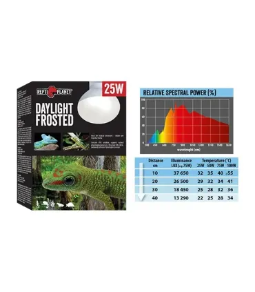 Repti Planet Daylight Frosted - trópusi nappali hideg fényt sugárzó izzó - (75W)