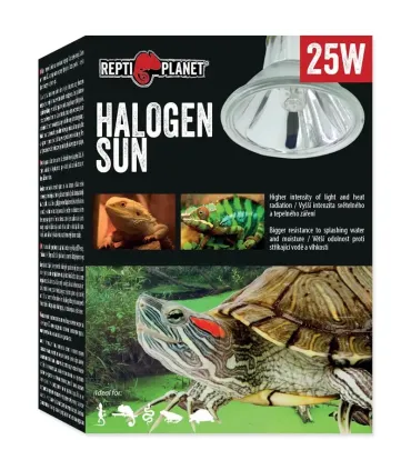 Repti Planet Halogen Sun - Intenzív fényt sugárzó izzó - (25W)