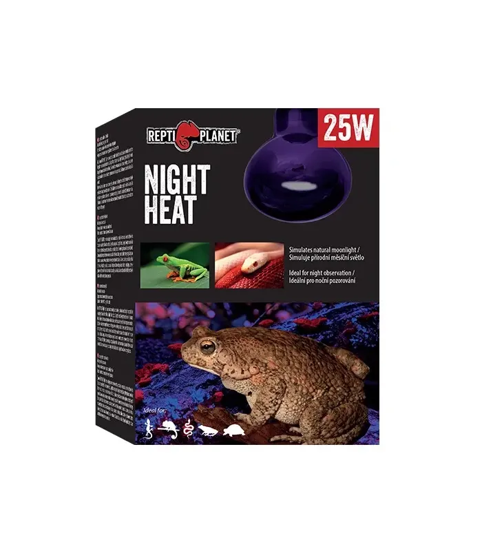 Repti Planet Night Heat - Természetes holdfényt sugárzó izzó (50W)