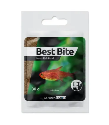 Green Aqua Best Bite Nano EcoPack - 30 g - granulátum haltáp nano halaknak