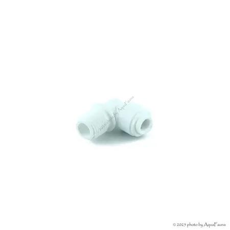 Ozmó csatlakozó - könyök - 1/4" külső menetes x 1/4" - Quick gyorscsatlakozós
