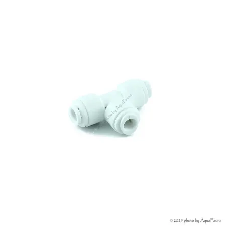 Ozmó csatlakozó - T idom - 1/4" x 1/4" x 1/4" - Quick gyorscsatlakozós