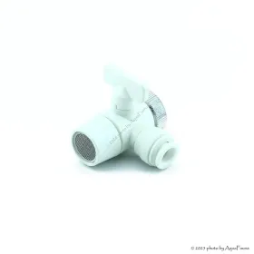 Ozmó csatlakozó - útváltó csap 3/8" Quick gyorscsatlakozás (műanyag)