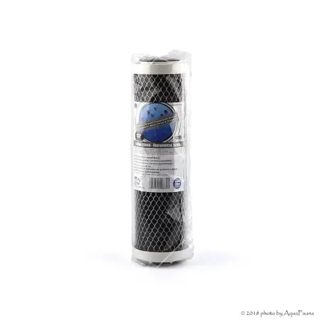 Ozmó előszűrő - PurePro aktívszén préselt CTO BLOCK szűrőbetét 10" x 2,5"