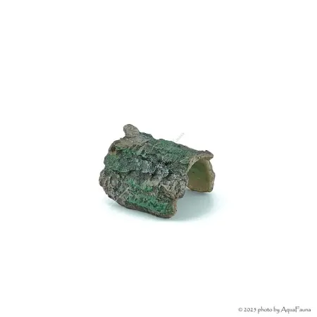 Akvárium dekor - fél fatörzs (11x9x7 cm)