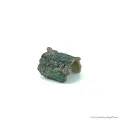 Akvárium dekor - fél fatörzs (11x9x7 cm)