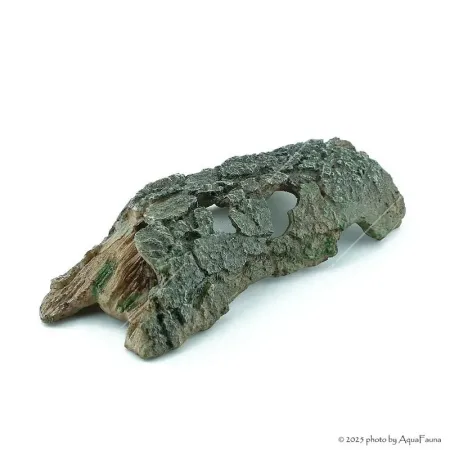 Akvárium dekor - fél fatörzs (29x13x6 cm)