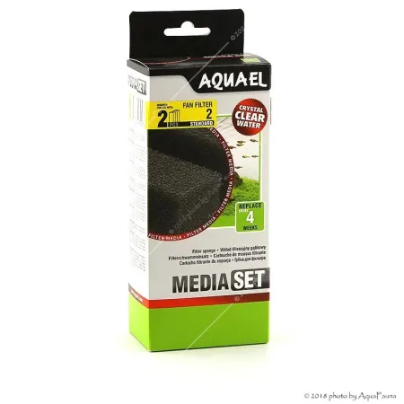 AquaEl MediaSet Standard Fan-2 Plus belső szűrőhöz - 2 db szűrőszivacs