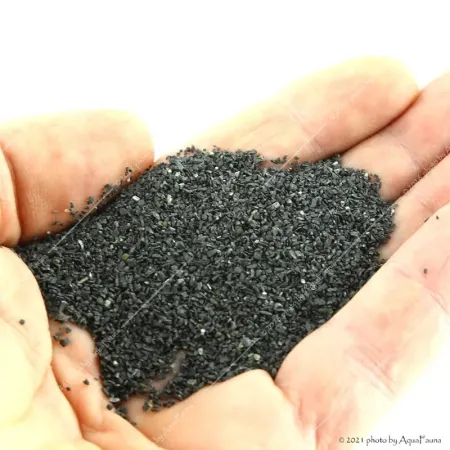 Bazalt akvárium aljzat - 0,5-1,2 mm szemcseméret, 1 kg
