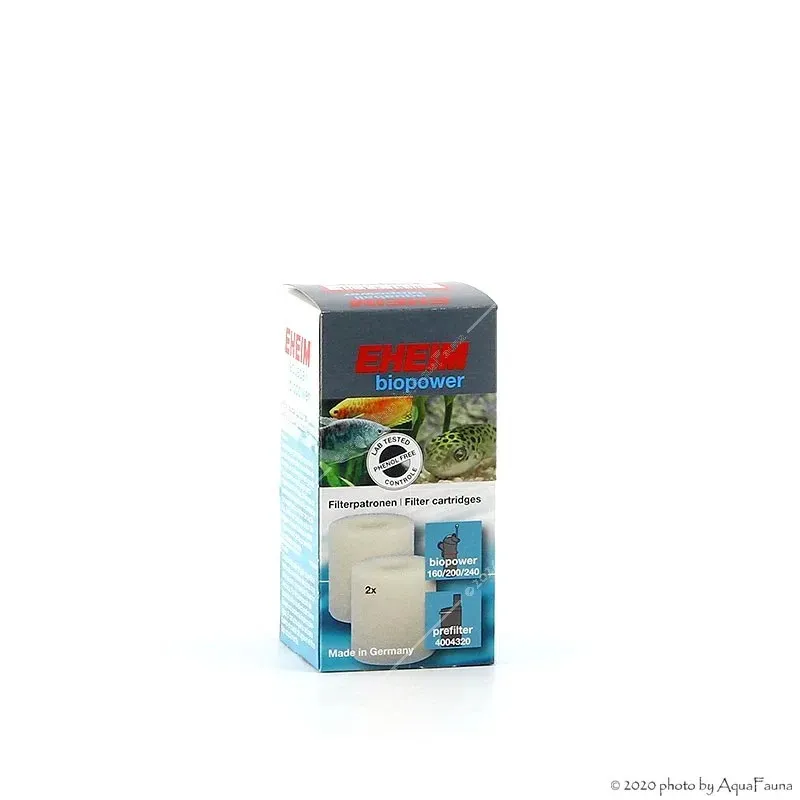 Eheim Biopower 160/200/240, Aquaball 60/130/180 szűrőszivacs - fehér (2 db) (2618080)