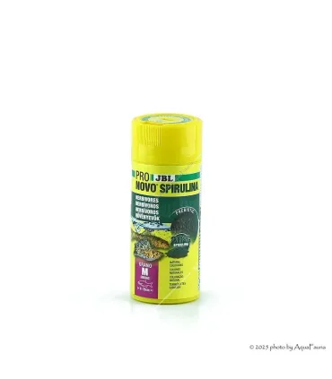 JBL Pronovo Spirulina Grano M 250 ml click - granulált eleség növényi eleséget igénylő halak részére
