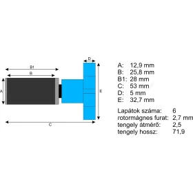 Eheim Powerline 2048 Rotor, (tengellyel) 50 Hz (7645950)