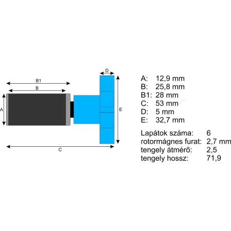 Eheim Powerline 2048 Rotor, (tengellyel) 50 Hz (7645950)
