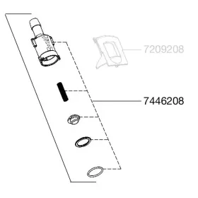 Eheim Professionel 3 2080 Komplett kijelző (ház, rugó, úszó és tömítő) (7446208)