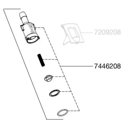 Eheim Professionel 3 2080 Komplett kijelző (ház, rugó, úszó és tömítő) (7446208)