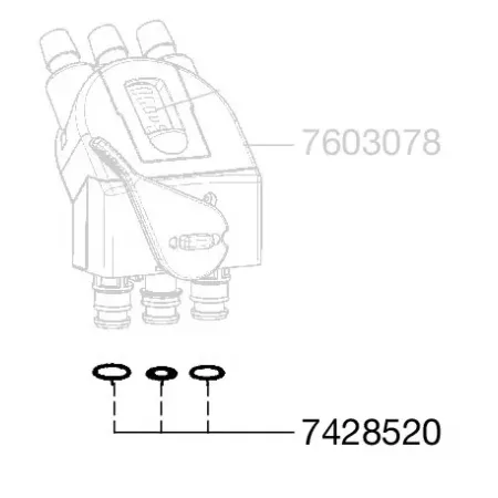Eheim Professionel 3 2080 Tömítőgyűrűkészlet az adapterhez (7428520)
