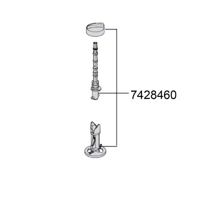 Eheim Professionel 5e 350, 4+ 250/350/600/250T/350T Xtender gomb (7428460)