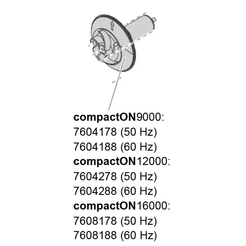 Eheim rotor compactON 12000 vízpumpához (7604278)