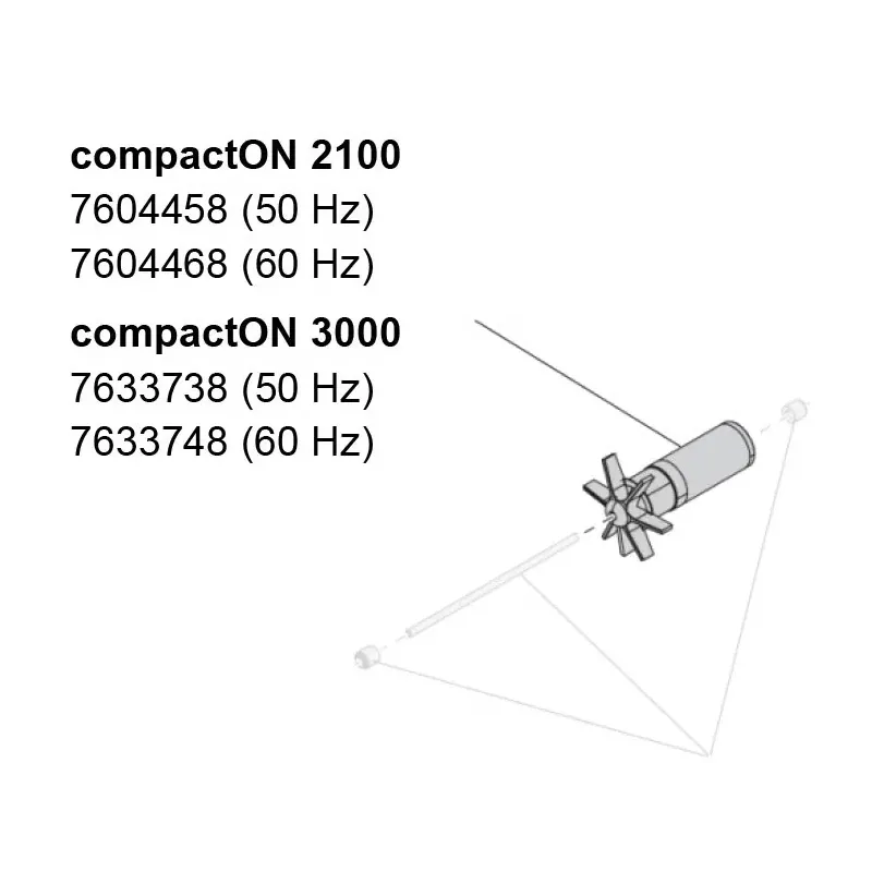 Eheim rotor compactON 3000 vízpumpához (7633738)