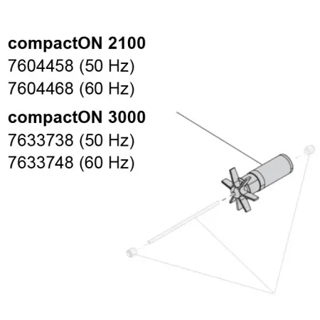 Eheim rotor compactON 3000 vízpumpához (7633738)