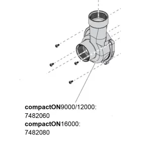 Eheim rotorfedél tömítőgyűrűvel compactON 9000/12000 vízpumpához (7482060)