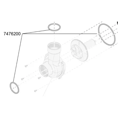 Eheim tömítőgyűrű szett compactON 9000/12000/16000 vízpumpához (7476200)