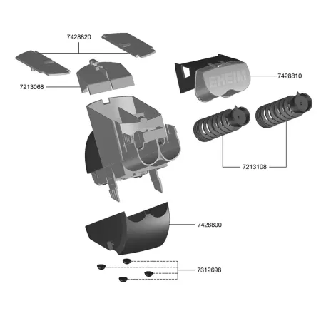 Eheim TWIN automata haletető (elemes) (3582000)