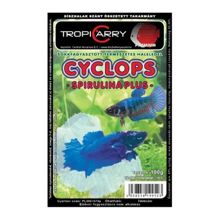 Fagyasztott Cyclops spirulina plusz - 100 g