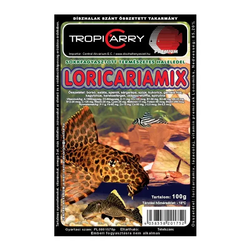 Fagyasztott Lorikária mix - 100 g