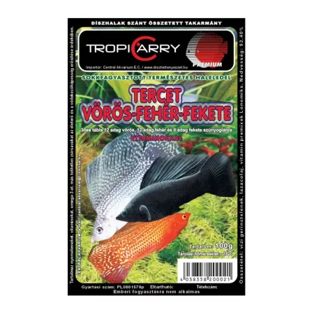 Fagyasztott Tercet - 100 g (Vörös-, Fehér, Fekete szúnyoglárva)