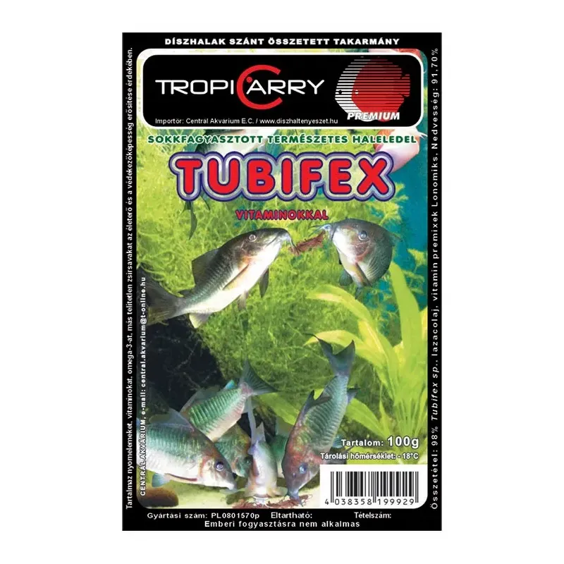 Fagyasztott Tubifex - 100 g