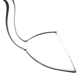 Green Aqua Lily Pipe üveg kifolyócső - 13 mm 12/16 mm - nyomó oldal