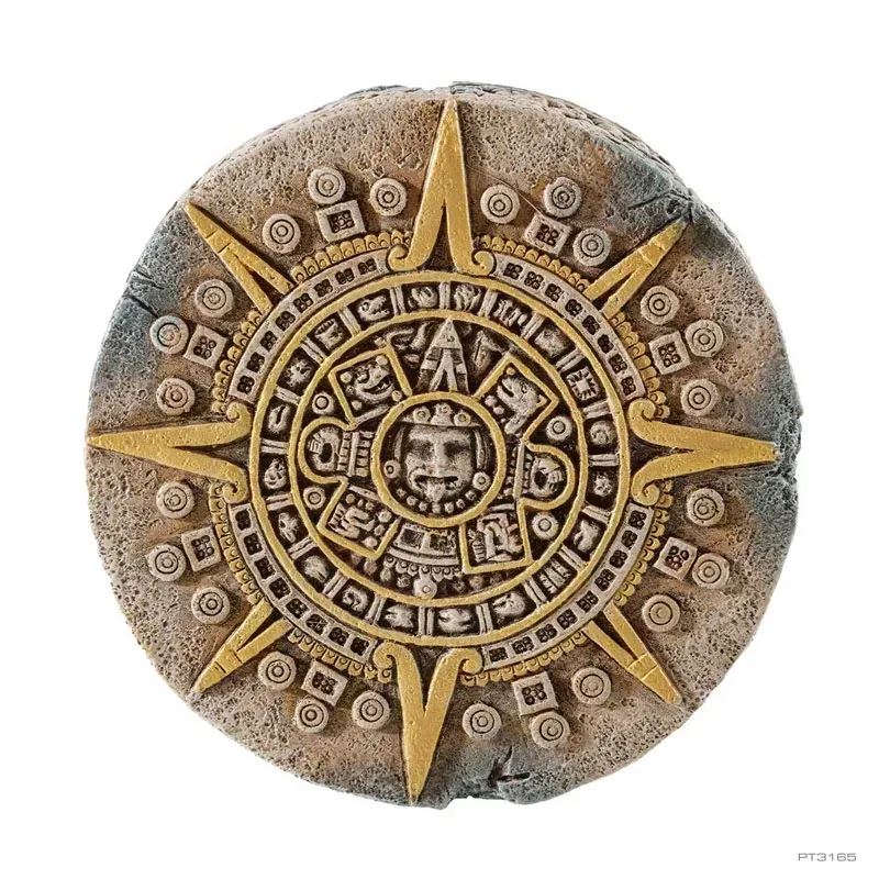 Hagen Exo Terra Aztec Calendar Small - bújó (Azték mintás) terráriumba (S) Ø13 cm x 4,5 cm