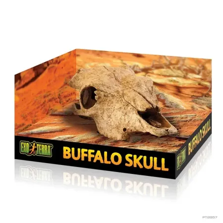 Hagen Exo Terra Buffalo Skull - bölény koponya formájú búvóhely terrariumba (13x9x24 cm)