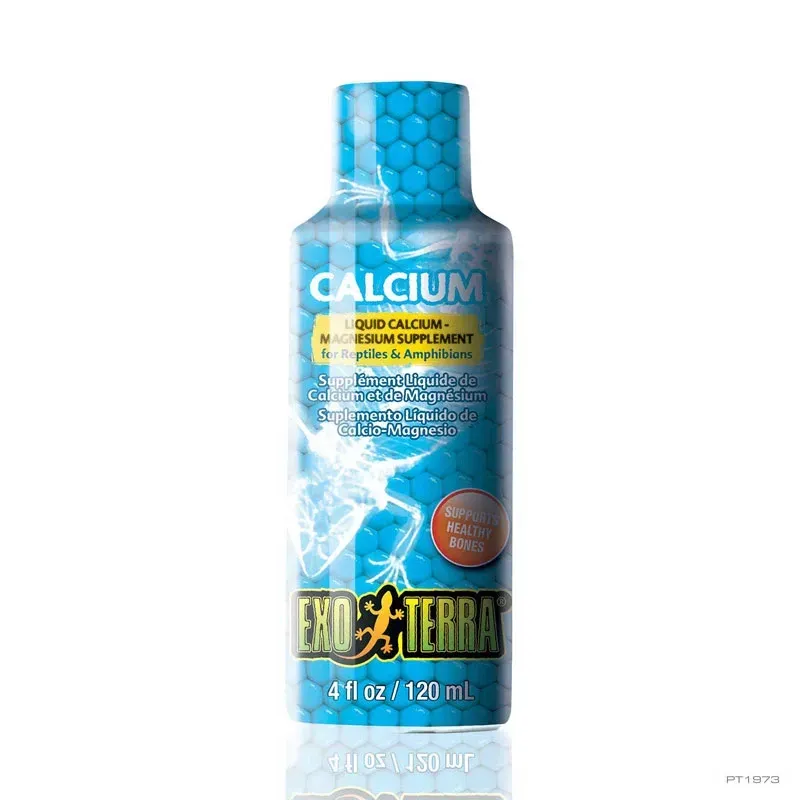 Hagen Exo Terra Calcium - folyékony kalcium-magnézium étrendkiegészítő (120 ml)
