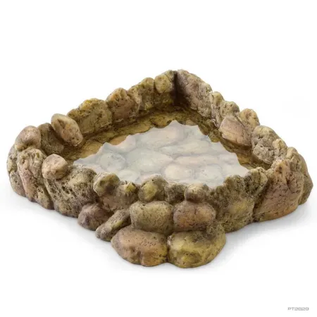 Hagen Exo Terra Corner Water Dish X-Large - itatótál (sziklás) terráriumokba (25x24x6,5 cm)