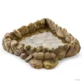 Hagen Exo Terra Corner Water Dish X-Large - itatótál (sziklás) terráriumokba (25x24x6,5 cm)
