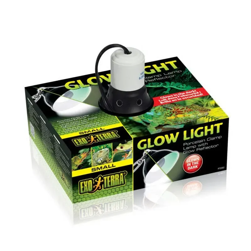 Hagen Exo Terra Glow Light lámpatest PT-2052 (kerámia foglalat + fényvető búra, Ø14 cm)