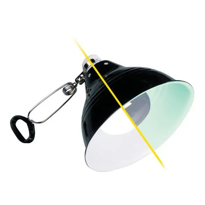 Hagen Exo Terra Glow Light lámpatest PT-2056 (kerámia foglalat + fényvető búra, Ø25 cm)
