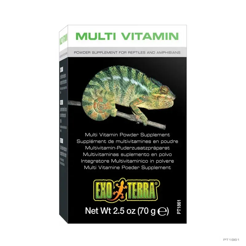Hagen Exo Terra Multi Vitamin Powder - kiegészítő eleség (multivitamin) hüllőknek - 70 g