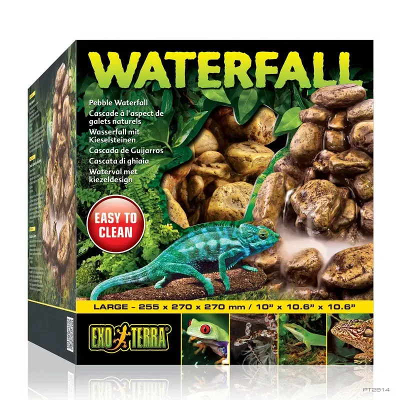 Hagen Exo Terra Pebble Waterfall Large - dekoráció (vízesés) trópusi terráriumokba (25,5x27x27 cm)