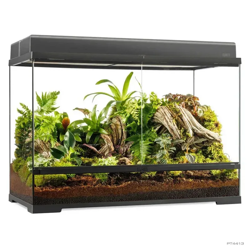 Hagen Exo Terra Pro Terrarium Large Tall - Dekoratív üvegterrárium (90x45x60 cm)