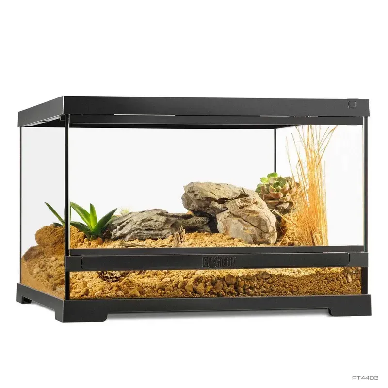 Hagen Exo Terra Pro Terrarium Small Low - Dekoratív üvegterrárium (45x45x30 cm)