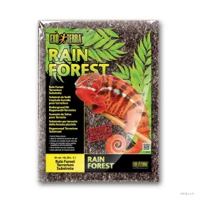 Hagen Exo Terra Rain Forest Substrate - Fenyőkéreg és mohakeverék talaj terráriumokba (8,8 liter)