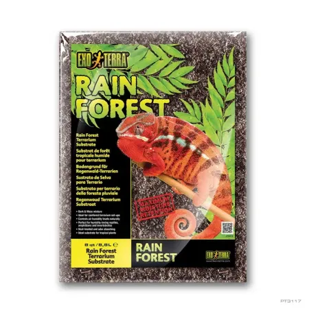 Hagen Exo Terra Rain Forest Substrate - Fenyőkéreg és mohakeverék talaj terráriumokba (8,8 liter)