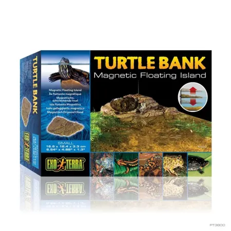 Hagen Exo Terra Turtle Bank Small - mágneses lebegő sziget - Kicsi (16,6 x 12,4 x 3,3 cm)