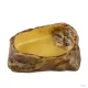 Hagen Exo Terra Water Dish Medium - itatótál (sziklás) terráriumokba (10 x 13 x 3,3 cm)
